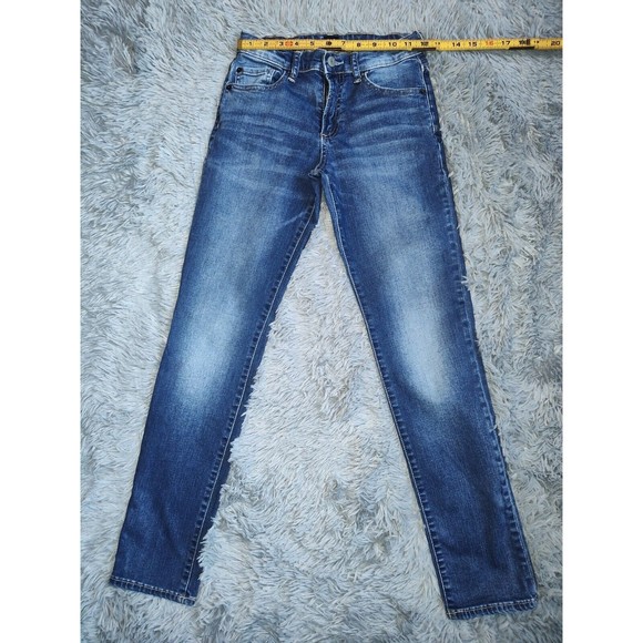 Big Girls' Gap Denim Stretch Slim Jeans, Medium Wash, Size: 14, 23x27.5 - Picture 1 of 10
